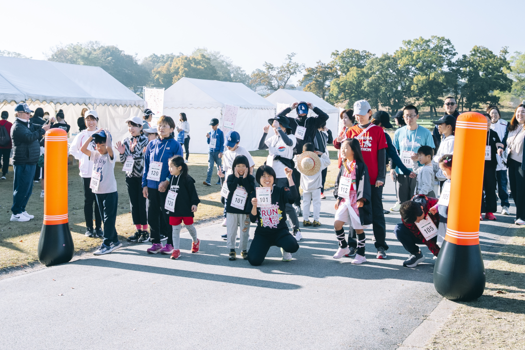 Run for Sweets in カントリーパークの様子