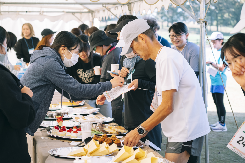 Run for Sweets in カントリーパークの様子