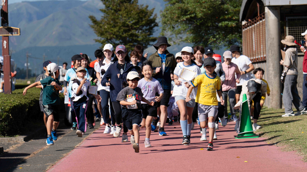 Run for Sweets in 阿蘇内牧
