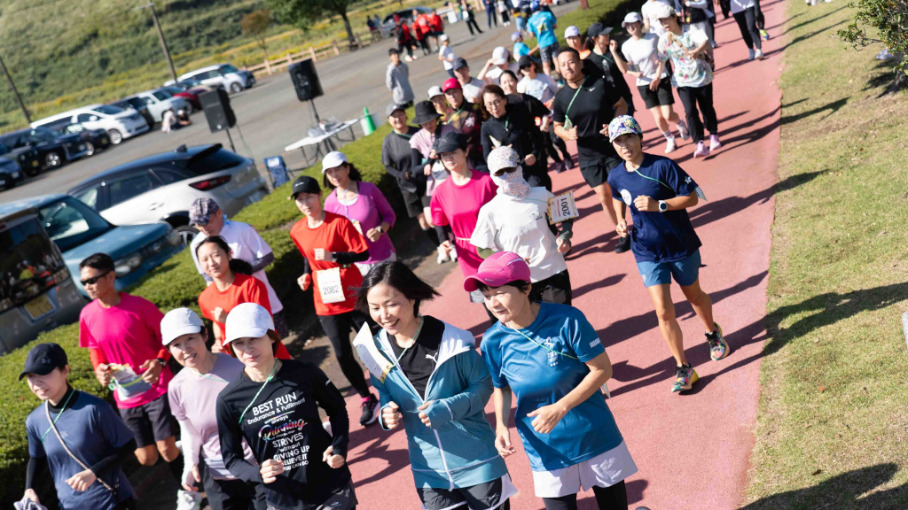 Run for Sweets in 阿蘇内牧
