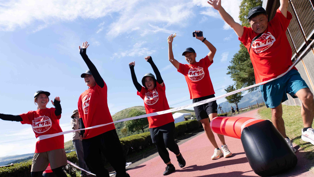 Run for Sweets in 阿蘇内牧